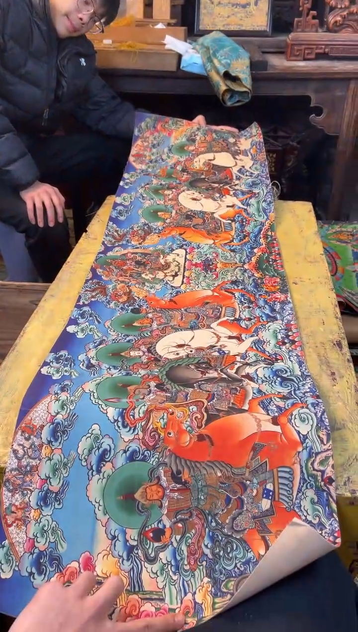 装裱画周总精选专属链接啊啊啊 A-079  长1m5