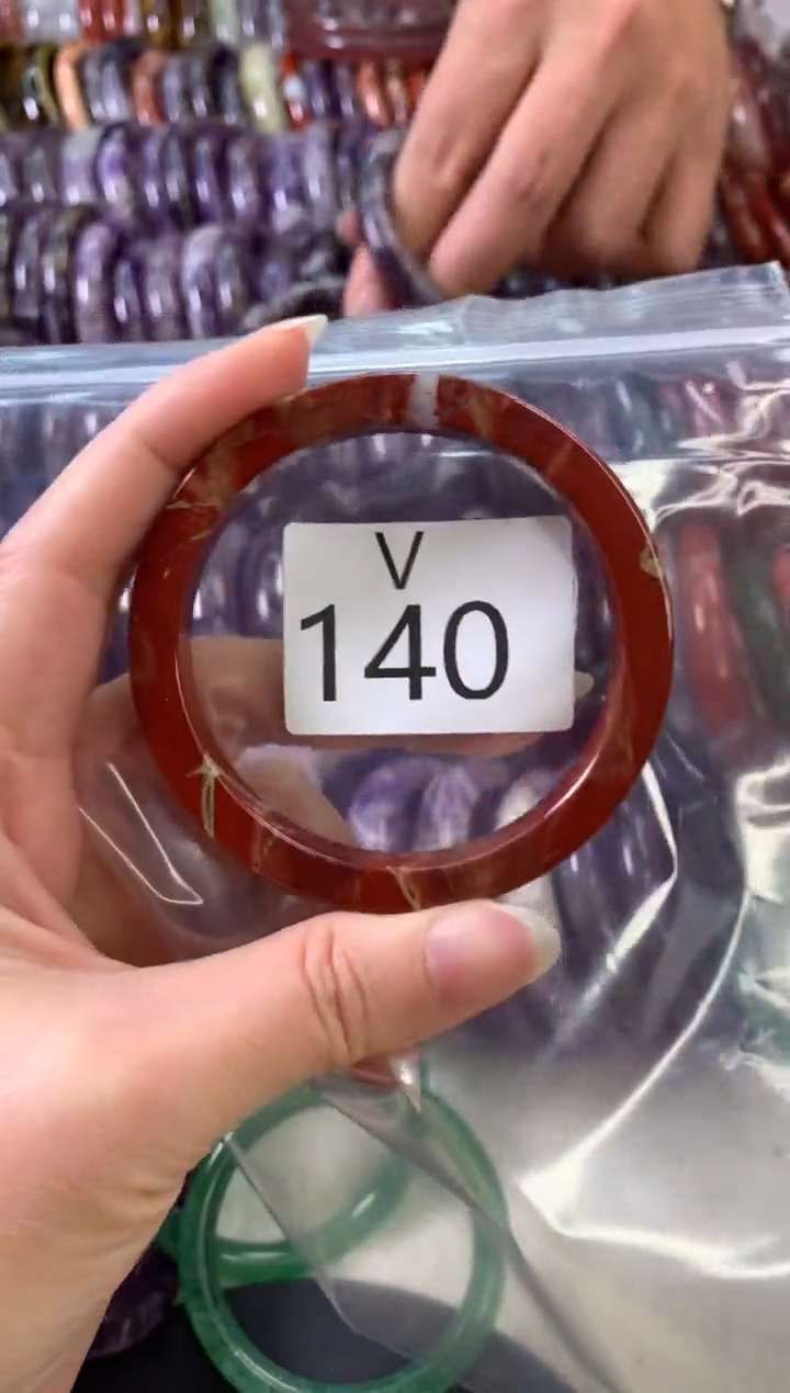 【闪购商品】水晶水晶手镯V未镶嵌140-58