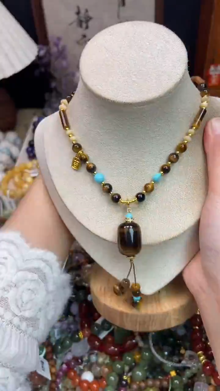 未镶嵌石英质玉项链426