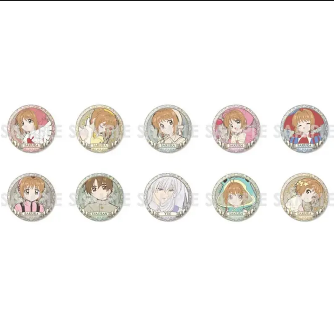 【日谷】魔卡少女樱原画复古 系列闪吧唧vol.1（盲盒代拆）