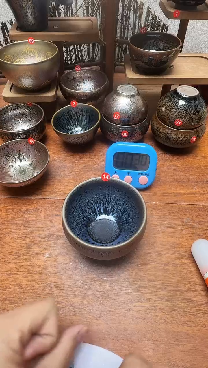 茶盏Z*Q14号建盏工匠茶器