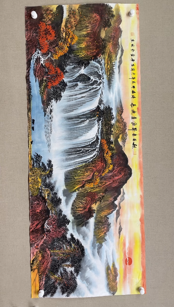 国画180*68 李金华李金华李金华李金华