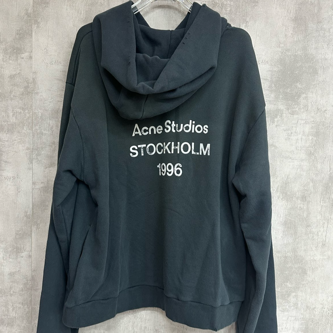 120 Acne Studios 1996黑色连帽卫衣 S-XL码 全新