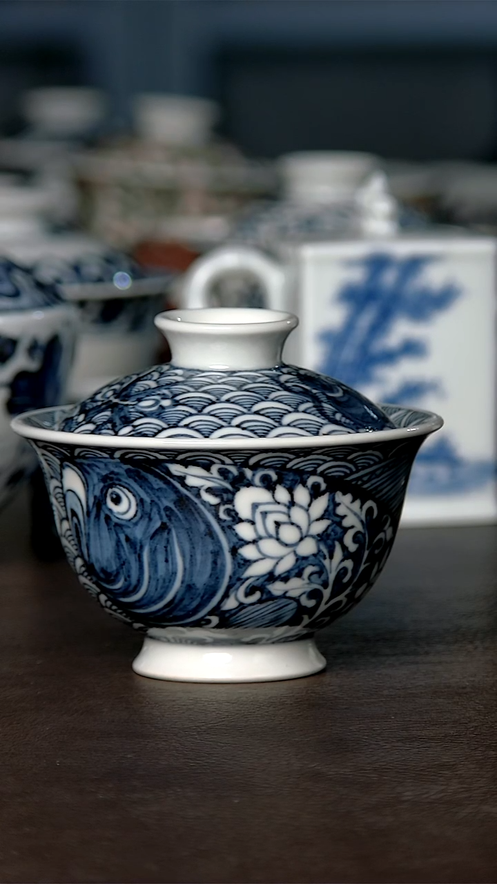 其他瓷胖头鱼杯子