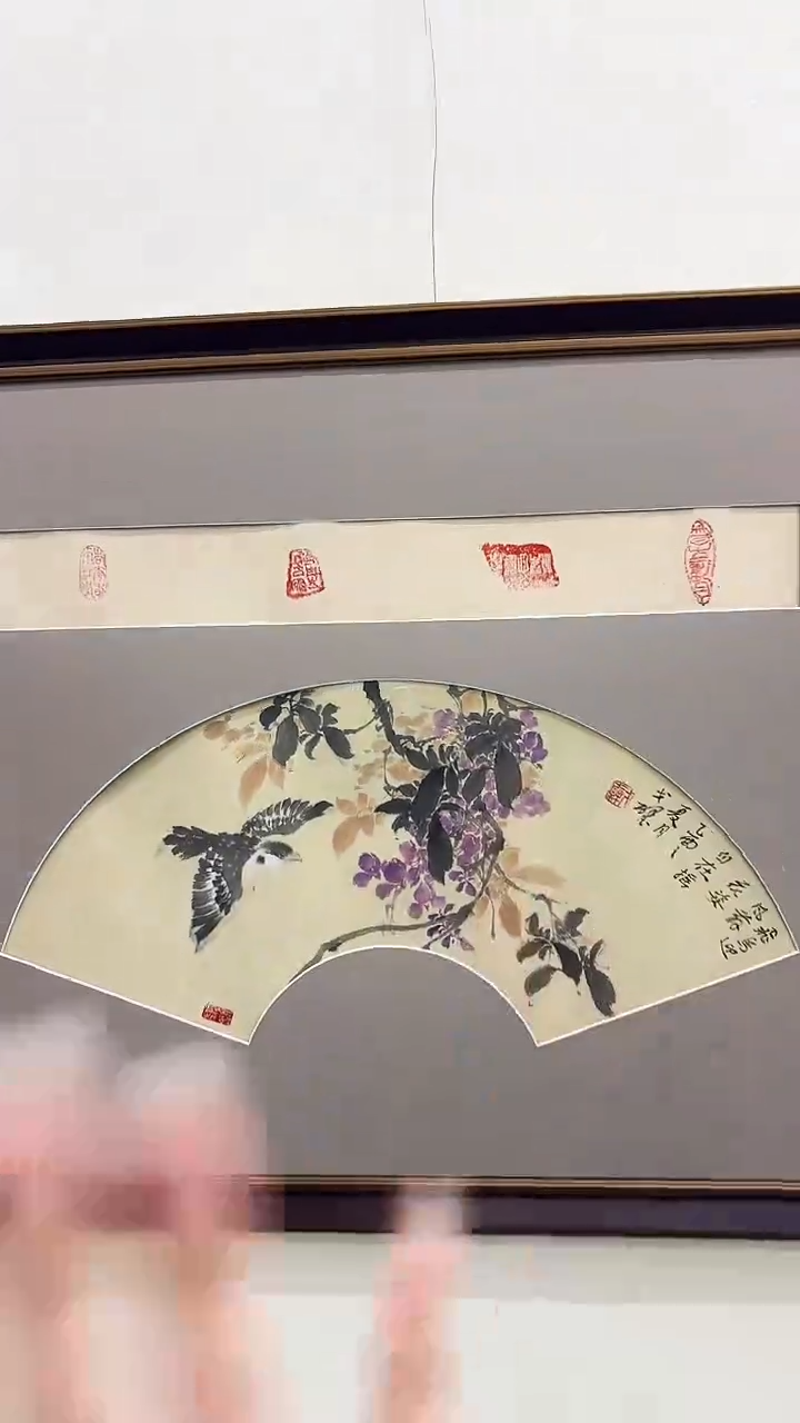 国画戈老师绘画作品 带荣宝斋宁波证书  画芯发