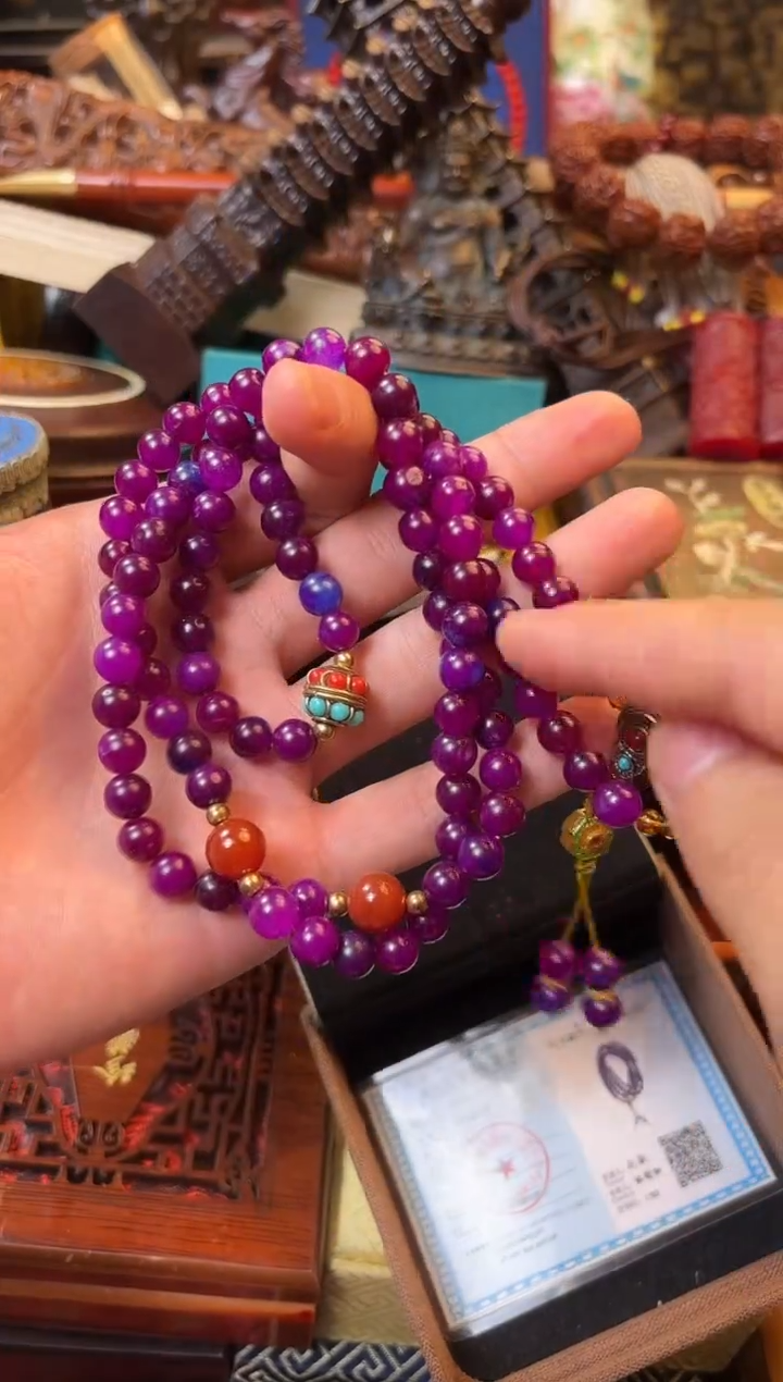 未镶嵌苏纪石（舒俱来）颈饰——————————————108