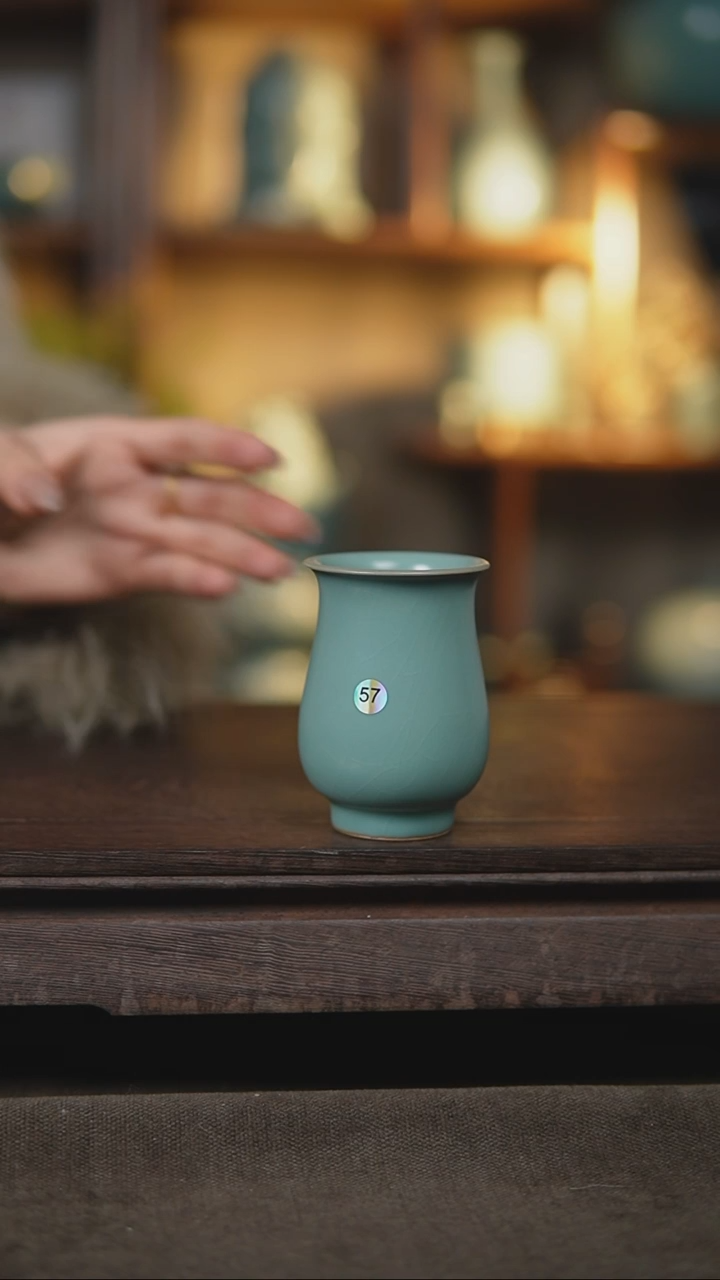 【闪购商品】杯仿古天青高闻香微瑕57