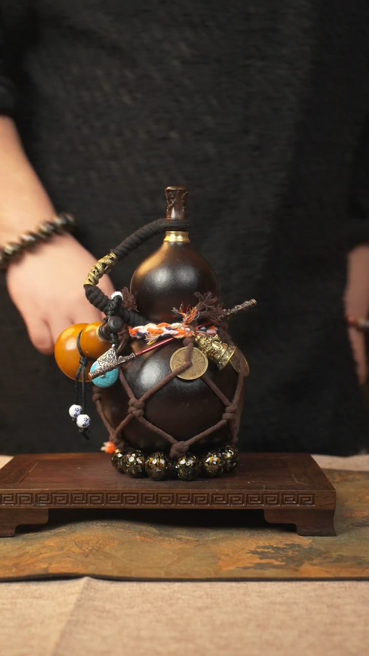 【闪购商品】480大漆葫芦一物一拍记葫堂出品