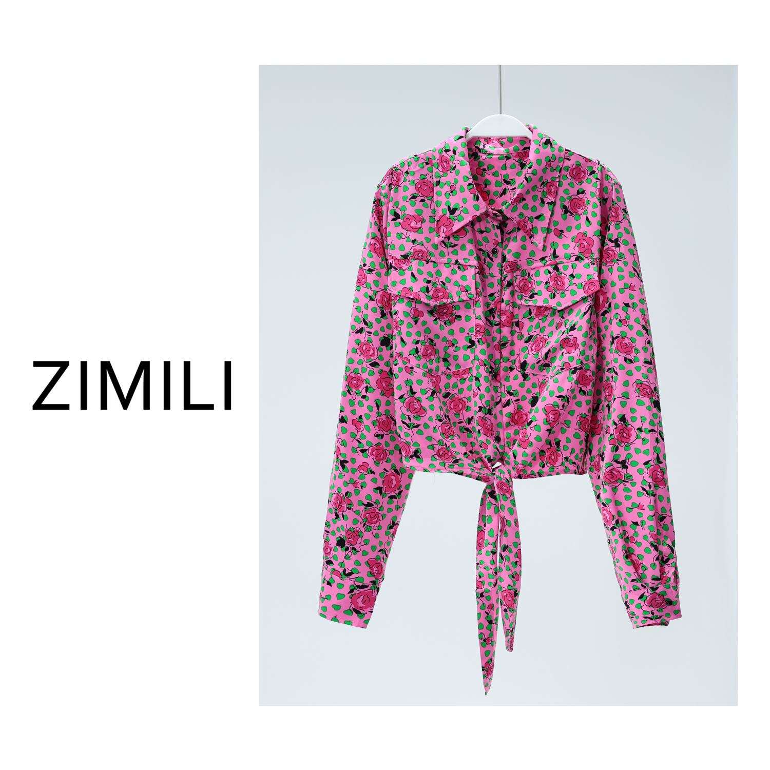 【子秋定制】2025新款复古小众时尚百搭港风气质风碎花衬衣/2738