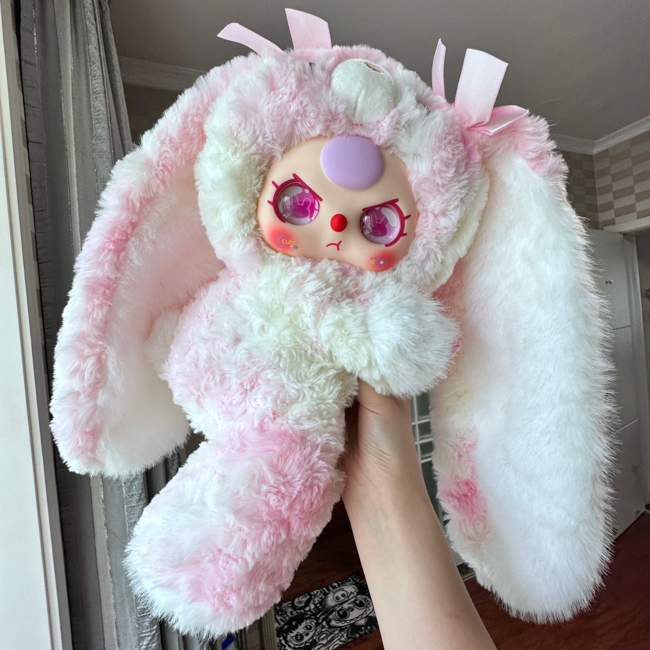 Babythree娃三岁拥抱宝宝背包毛绒盲盒双肩包潮玩可爱公仔玩偶女