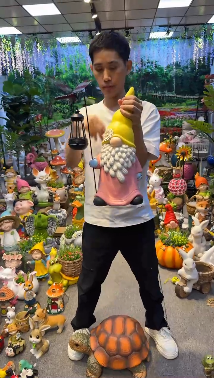 无花朵花园庭院摆件&00&