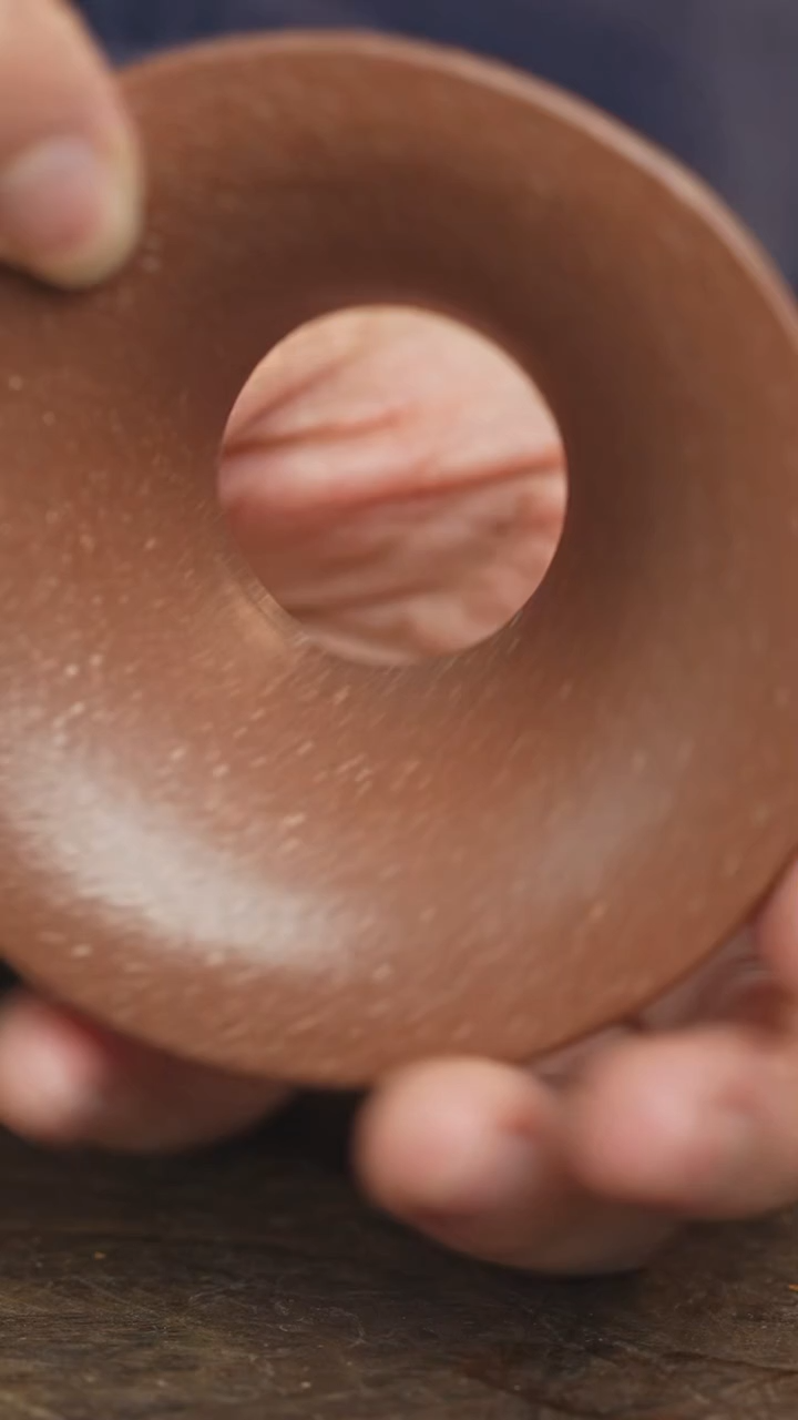 【闪购商品】紫砂茶杯紫砂投茶器圆