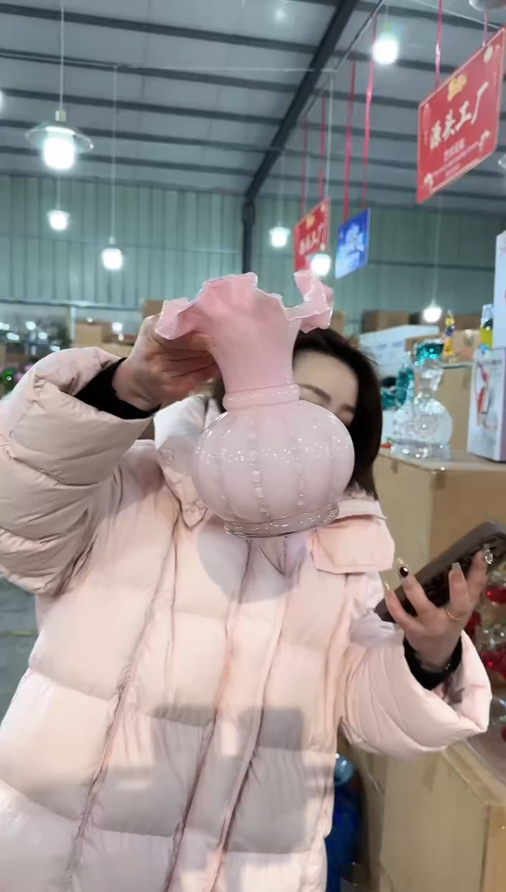 【闪购商品】玻璃于清花器M-早73