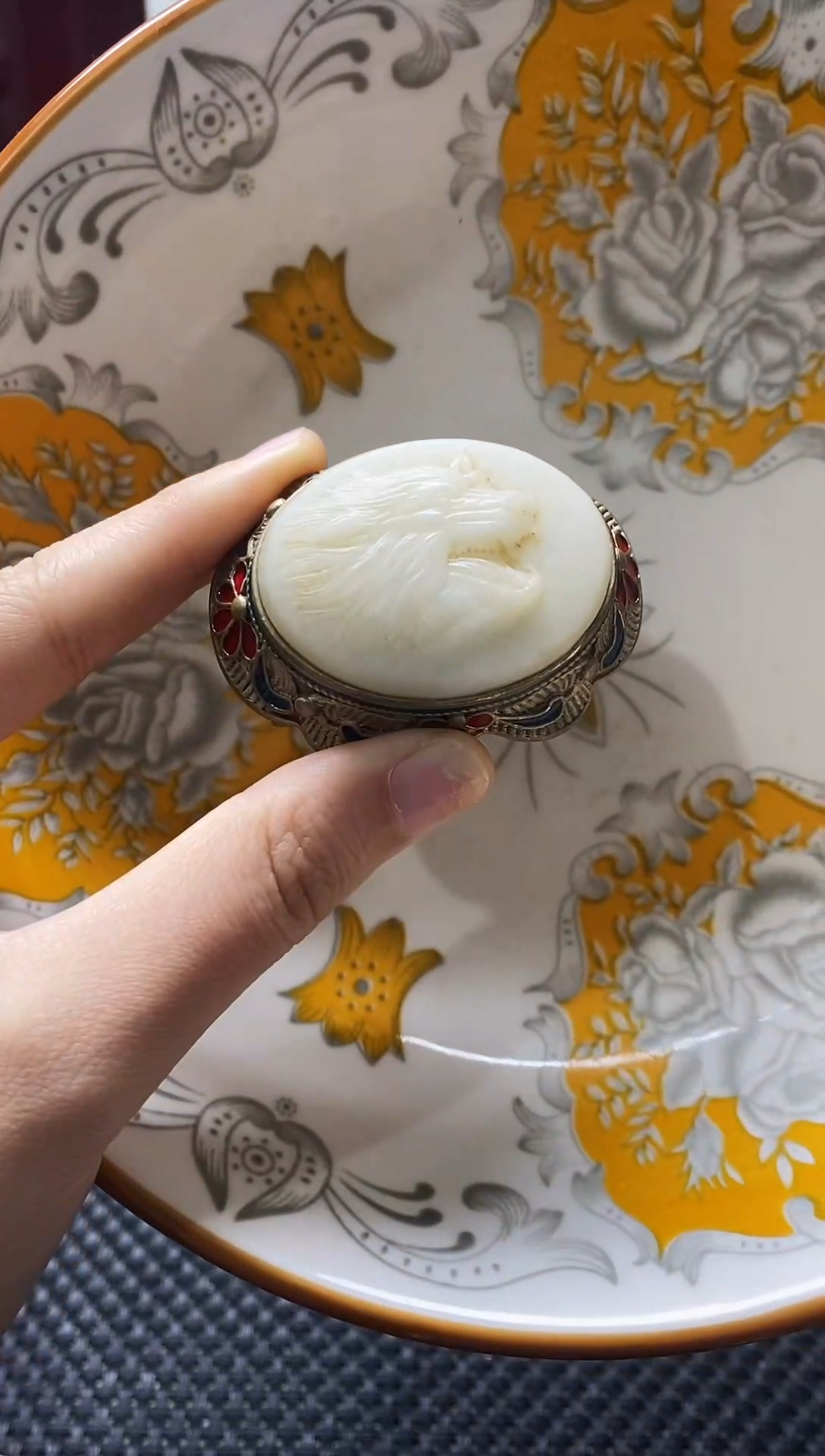 瓷片瓷片 瓷器 摆件 1个