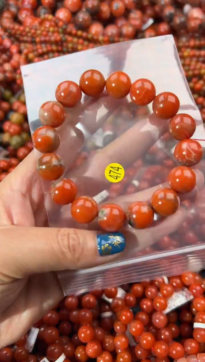 未镶嵌手串南红玛瑙13+