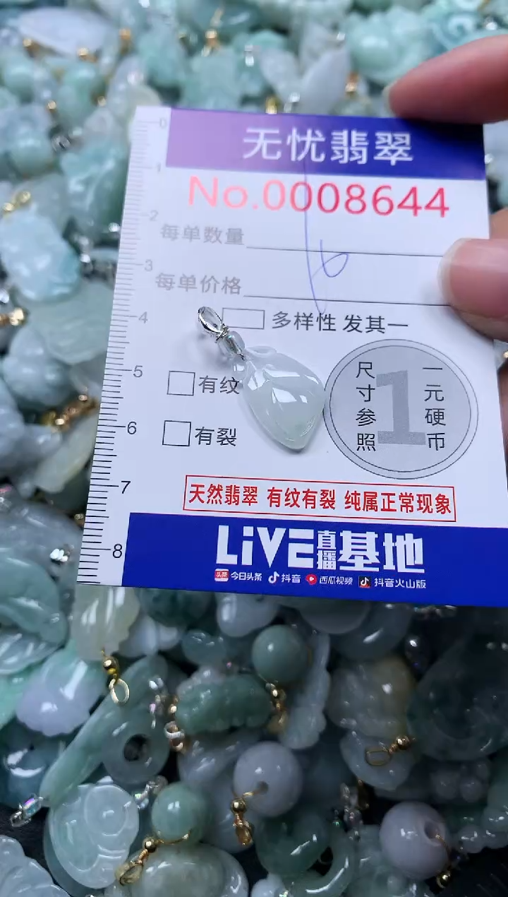 颈饰未镶嵌翡翠8644