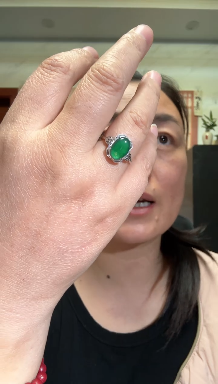 颈饰银S925镶嵌翡翠00001601