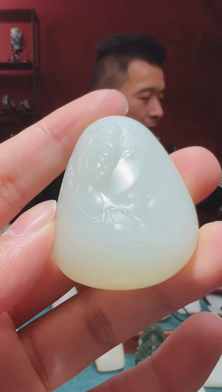 【闪购商品】和田玉吊坠(不含链)未镶嵌1