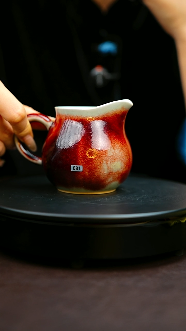 081#原矿钧瓷炉钧釉公道杯