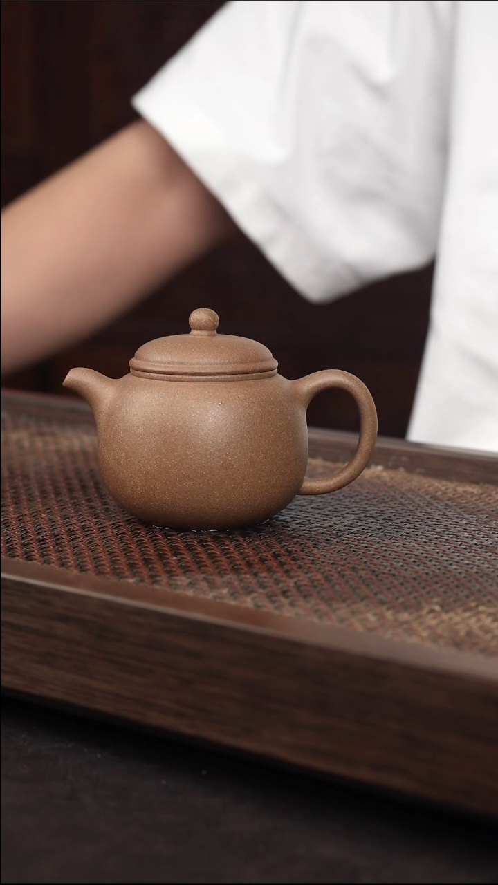 茶壶紫砂芝麻绿匏尊