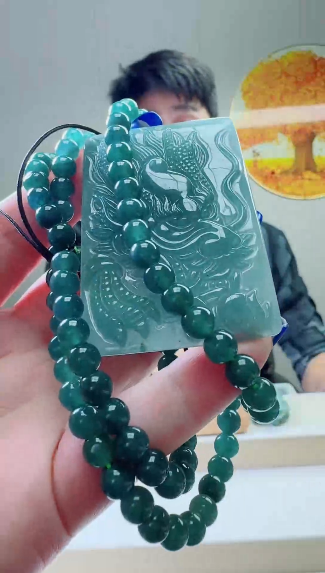 颈饰未镶嵌翡翠天然A货翡翠  多样性随机发其一      