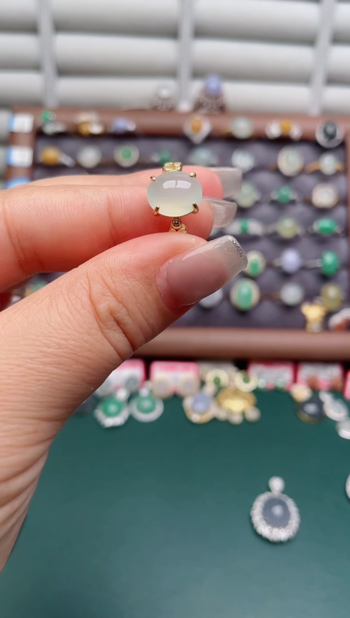 银S925镶嵌戒指翡翠.1