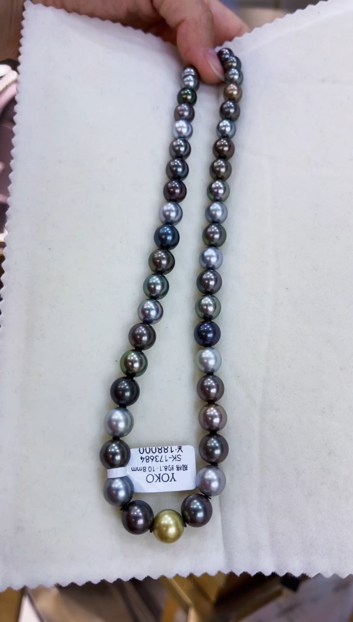 【闪购商品】海水珍珠颈饰银S925镶嵌大溪地