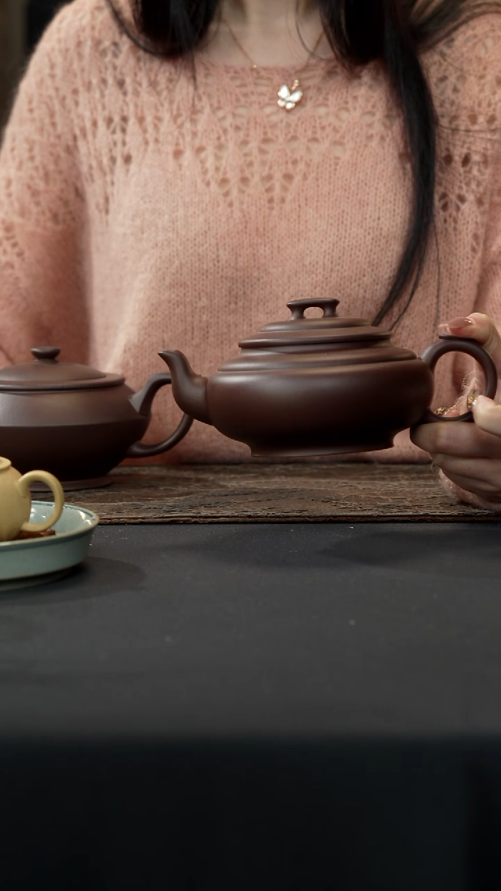 【闪购商品】紫砂茶壶上新桥500cc紫泥