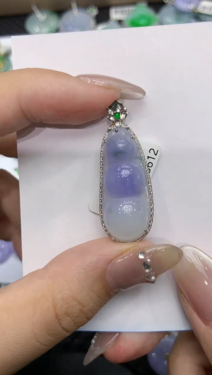 【闪购商品】翡翠颈饰18K金镶嵌222222222