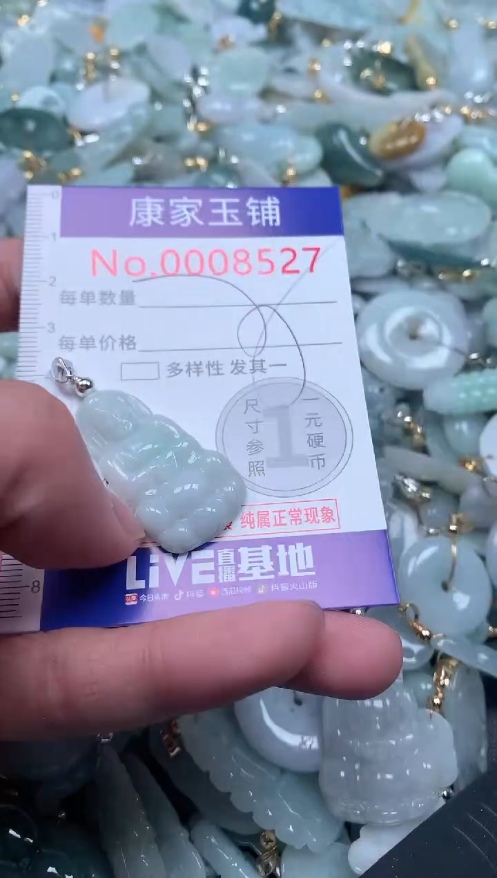 【闪购商品】翡翠吊坠(不含链)未镶嵌8527