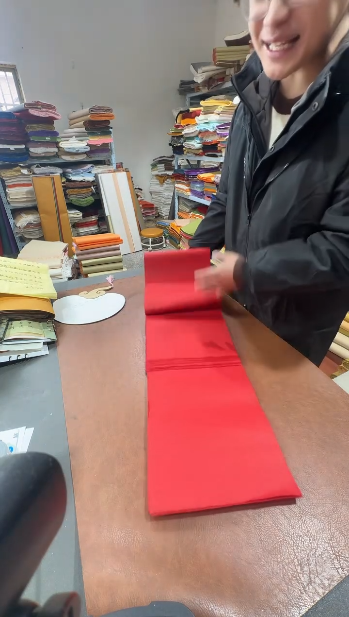 24*180中国红纯皮光板25张