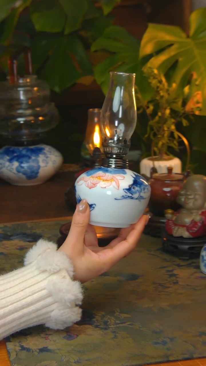 【闪购商品】景德镇陶瓷灯摆件