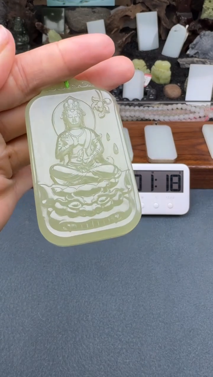 【闪购商品】和田玉颈饰未镶嵌开心