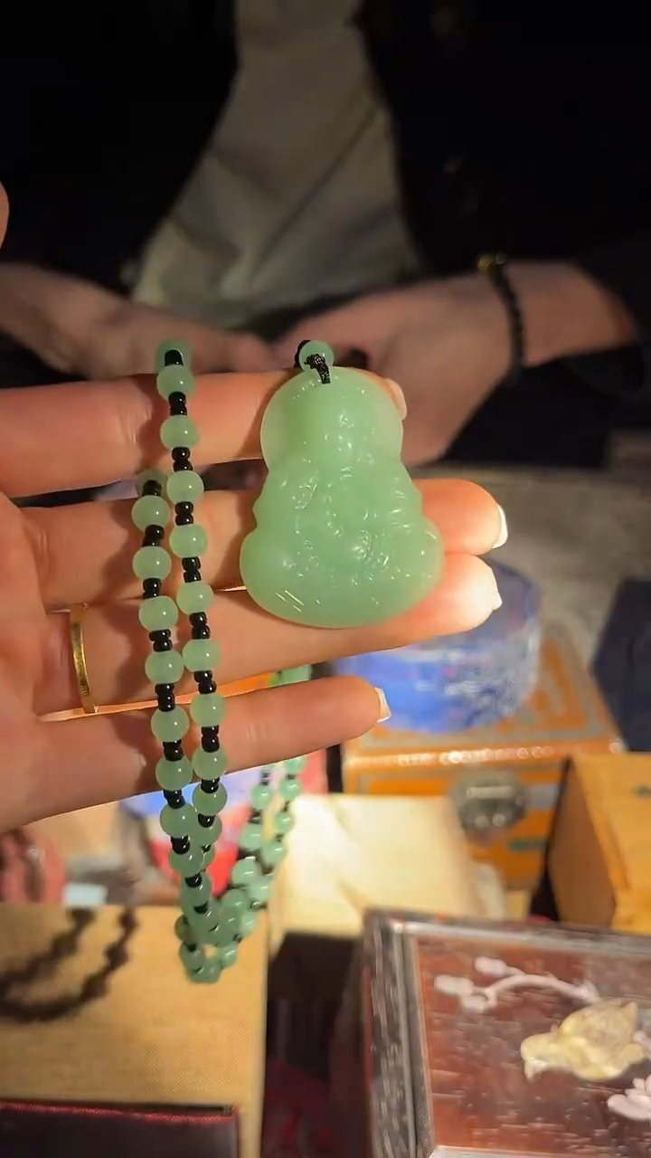 【闪购商品】【闪购商品】青色观音项链