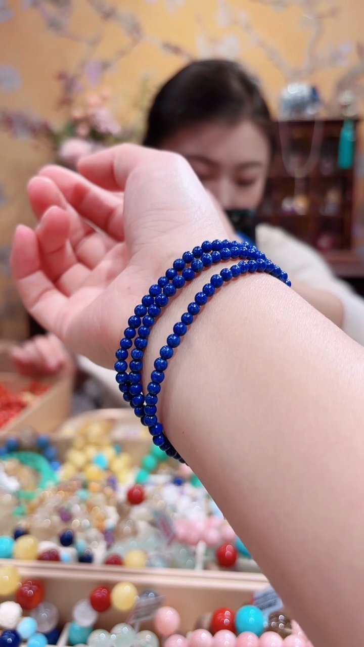 未镶嵌青金石颈饰青金石万能链