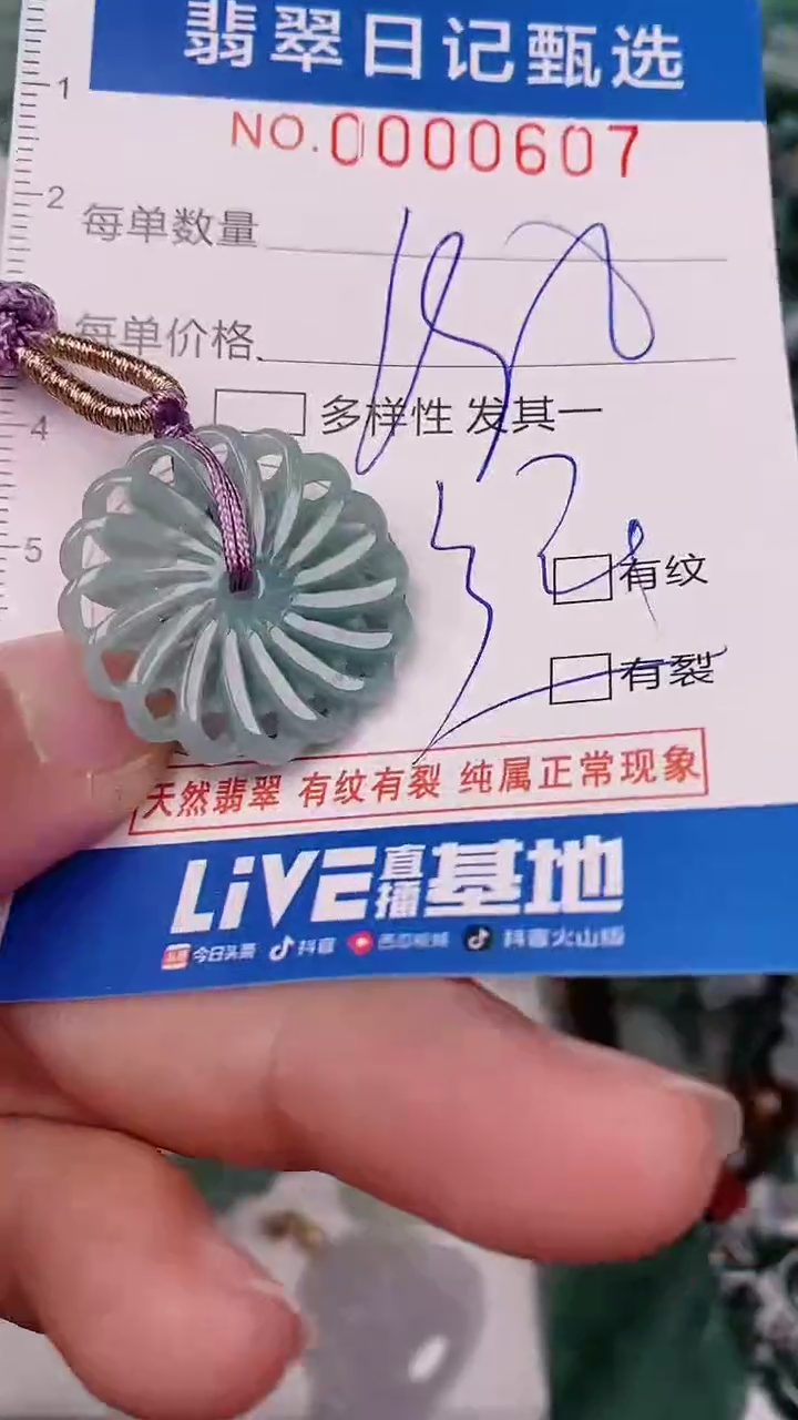 【闪购商品】翡翠颈饰未镶嵌00000607