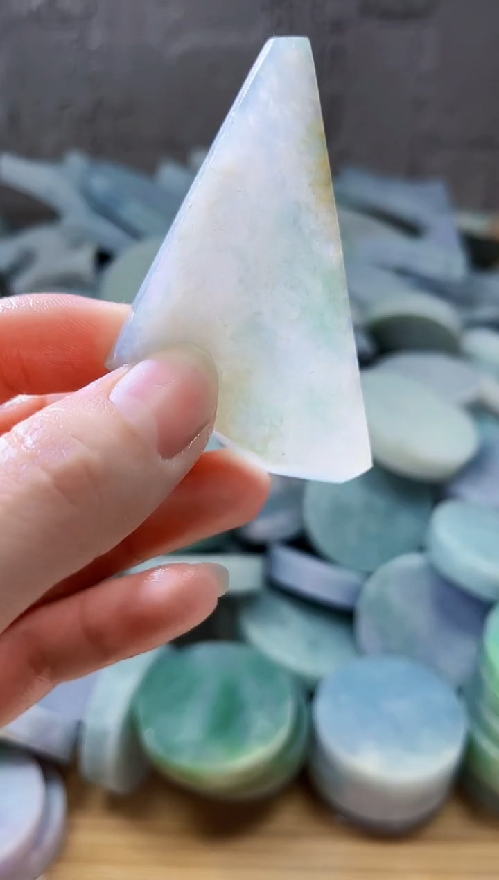 裸石翡翠天然翡翠A货石 南 668