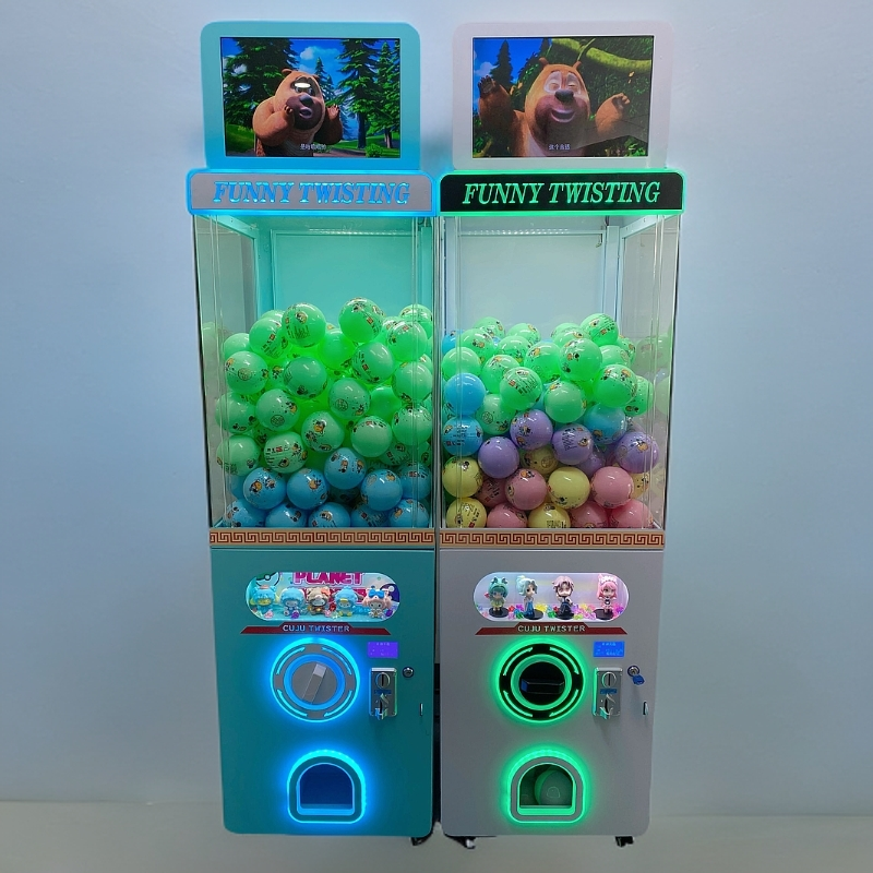 极级熊2025元宇宙商用扭蛋机网红活动自动贩卖扫码投币自助游戏机