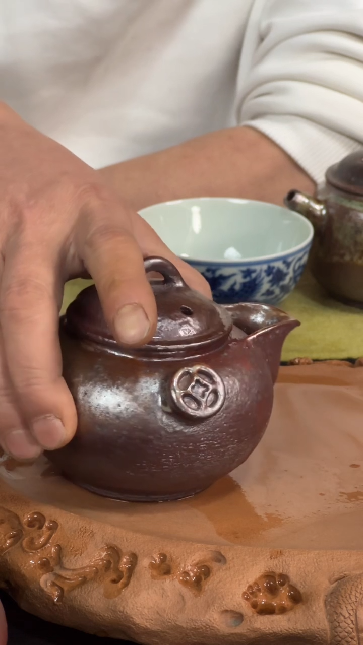 【闪购商品】紫砂全手工河豚宝瓶