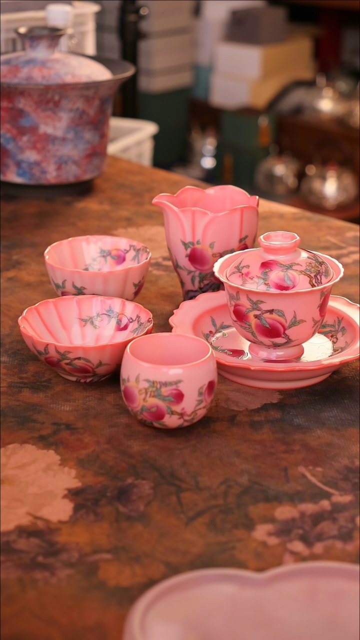 【闪购商品】陶瓷茶具（无礼盒无茶盘）@@A11259