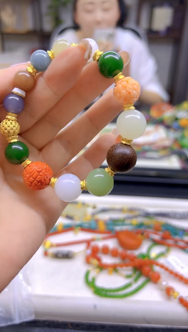 手链未镶嵌和田玉DIY款S459