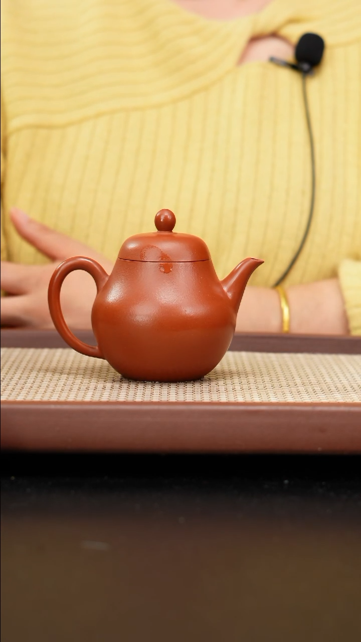【闪购商品】紫砂茶壶赵庄朱泥高梨180cc