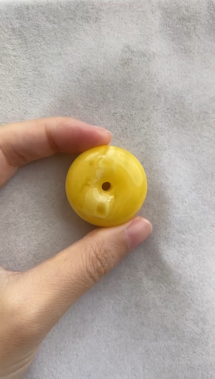 未镶嵌琥珀裸石10811092-吊坠