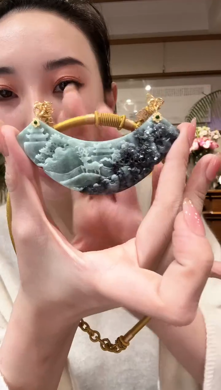 【闪购商品】翡翠颈饰未镶嵌国风