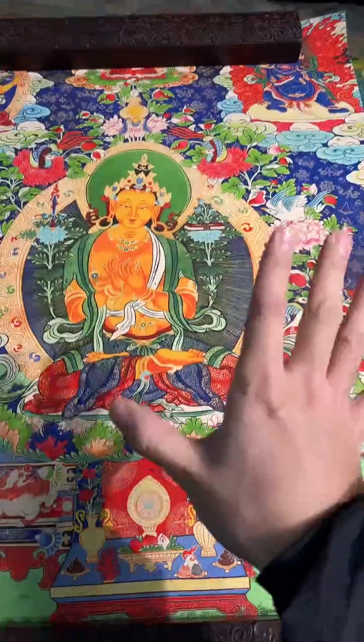 卷轴画路路的唐卡tk160