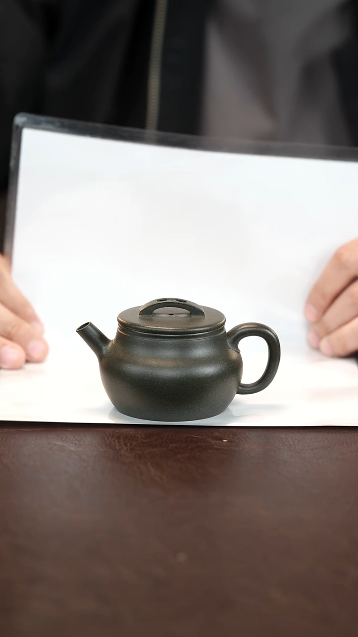 茶壶紫砂墨绿泥 130cc