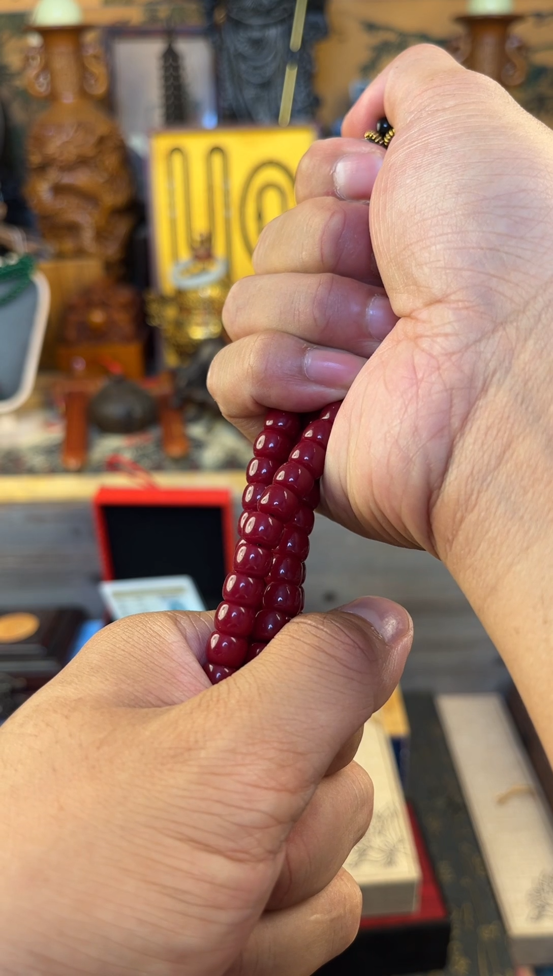 滴血莲花菩提吊坠所见即所得