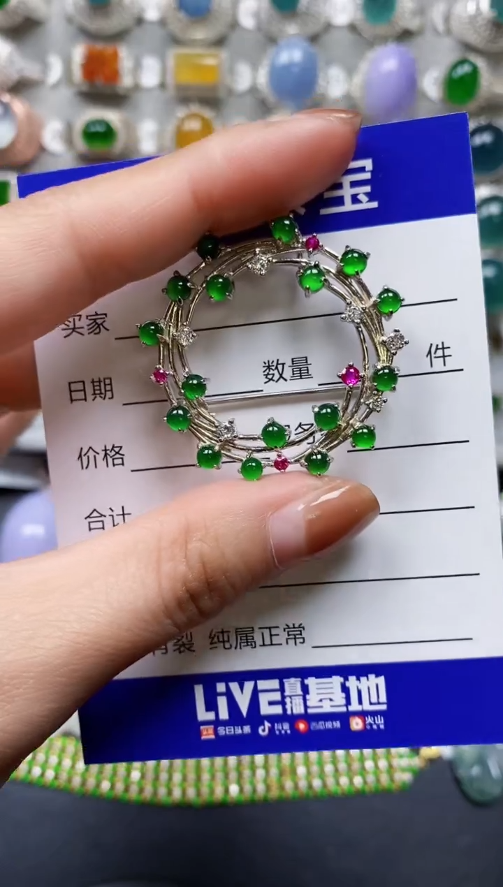 【闪购商品】翡翠颈饰银S925镶嵌0216