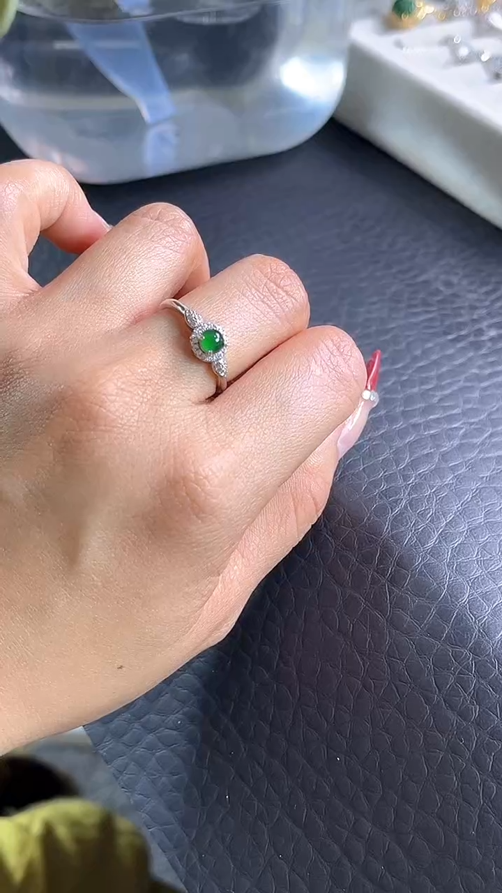 【闪购商品】翡翠戒指未镶嵌女款