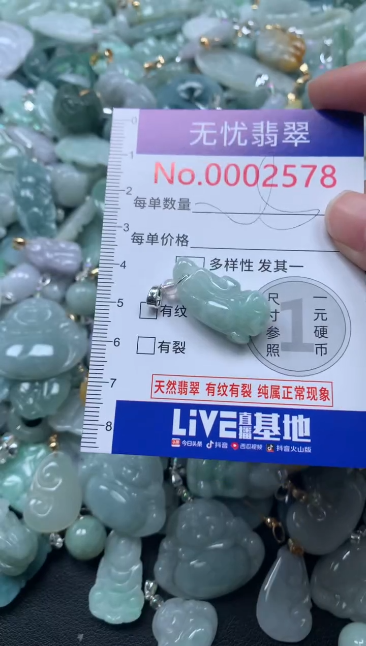 颈饰未镶嵌翡翠2578